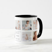 Koffiekop | Aangepaste foto-collage Mok (Voorkant rechts)