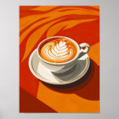 Koffiekop Boho Muurkunst, Koffieposter, Boho Kit Poster (Voorkant)