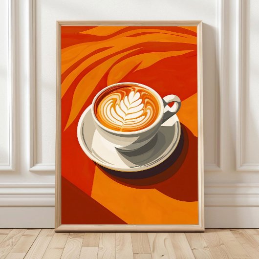 Koffiekop Boho Muurkunst, Koffieposter, Boho Kit Poster