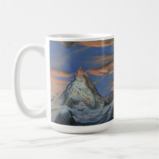 Koffiekop - "De Matterhorn bij zonsondergang" Koffiemok