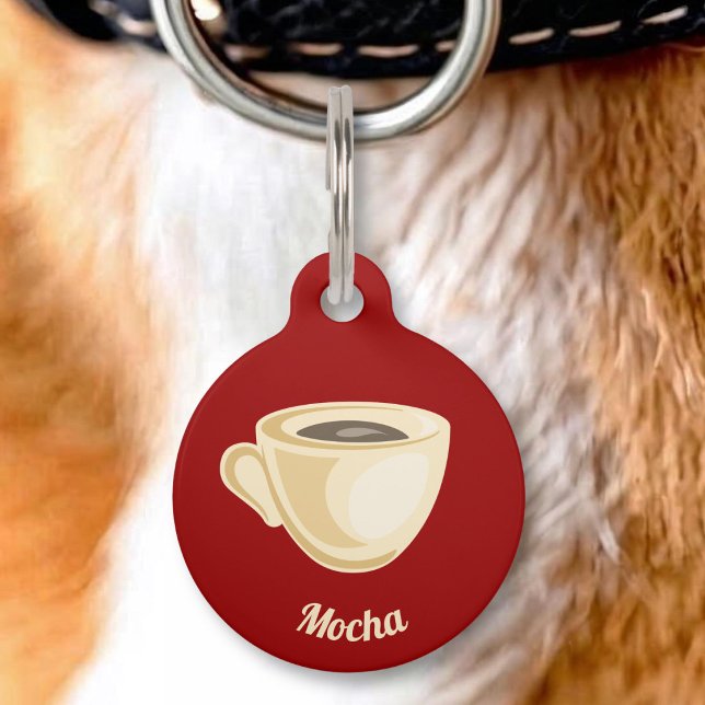 Koffiekop Huisdierpenning (Creator heeft geüpload)