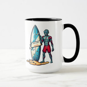 Koffiekop Ik hou van mijn Akashic Zombie Surf Mok