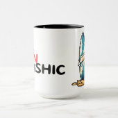 Koffiekop | Ik hou van mijn Akashic | Zombie Surf Mok (Midden)