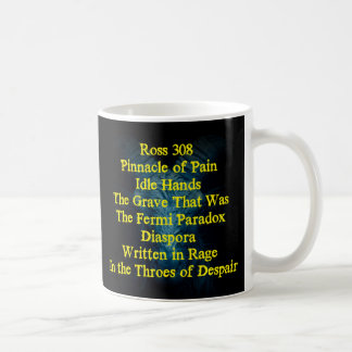 Koffiekop In de greep van wanhoop Koffiemok