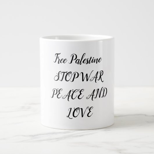 Koffiekop kan het leven van de Palestijnen verande Grote Koffiekop (Voorkant)