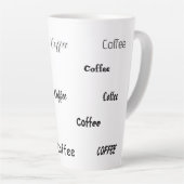 Koffiekop Latte Mok (Rechterhoek)