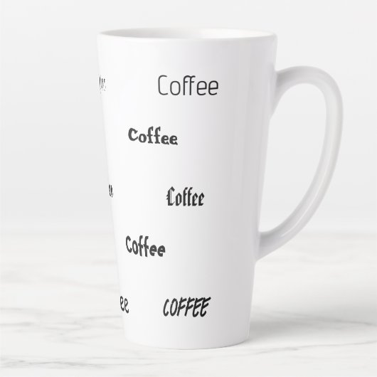 Koffiekop Latte Mok (Rechts)