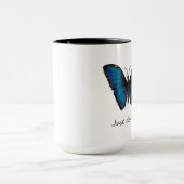 Koffiekop met Blauwe Vlinder Mok (Midden)
