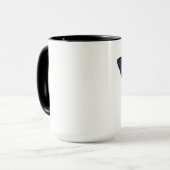 Koffiekop met Blauwe Vlinder Mok (Voorkant links)