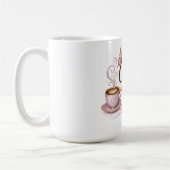Koffiekop met Coffee Pretty pixie (2) Koffiemok (Links)