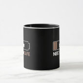 Koffiekop met Grappig Lage Batterij 'Need Cafe' Mok (Midden)
