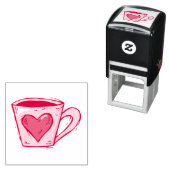 Koffiekop Met Hart Stempel (In situ)