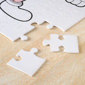 Koffiekop met koffie legpuzzel (Zijkant)