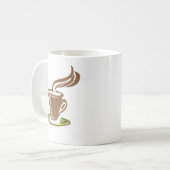 Koffiekop met Koffiekop Ontwerp Koffiemok (Voorkant links)