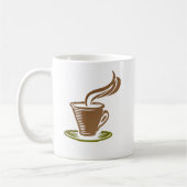 Koffiekop met Koffiekop Ontwerp Koffiemok (Links)
