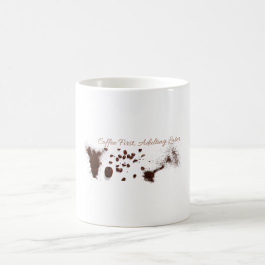 Koffiekop met ontwerp. koffiemok (Center)