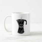 Koffiekop met Pot Hoofd Koffiemok (Links)