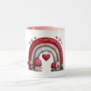 Koffiekop met Quilted Love Regenboog Mok