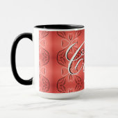 Koffiekop Met Roestig Koraal Mok (Links)