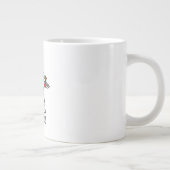 Koffiekop met romantisch stel grote koffiekop (Rechts)