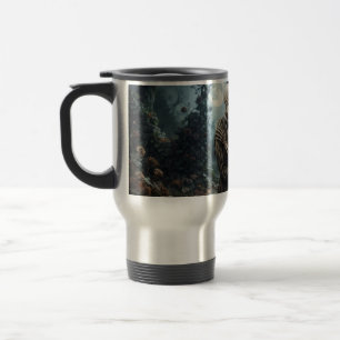 Koffiekop met skelet-huwelijk reisbeker