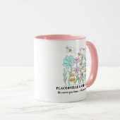 Koffiekop met tuindesign mok (Voorkant rechts)