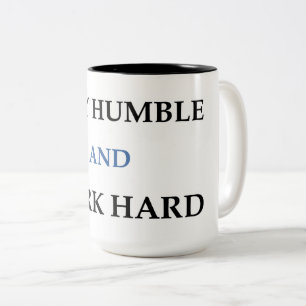 Koffiekop - Motivatie Spreuk Tweekleurige Koffiemok