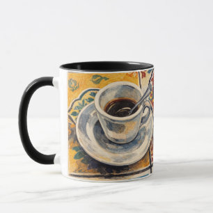 Koffiekop Muur Kunstprint – Vintage Café Espresso Mok