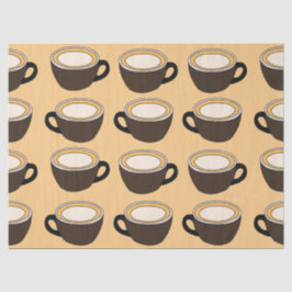 Koffiekop Patroon Tissuepapier