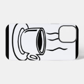Koffiekop Pop Art iPhone Hoesje (Achterkant horizontaal)