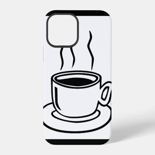 Koffiekop Pop Art iPhone Hoesje (Achterkant)
