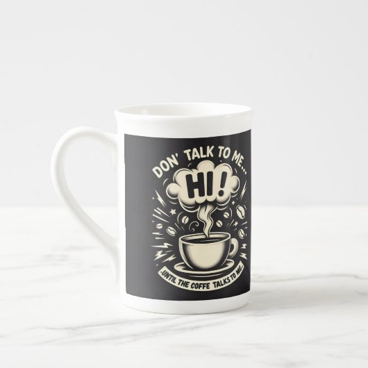 Koffiekop Porselein Kop (Links)