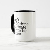 Koffiekop 'Rise and Shine' Mok (Voorkant links)