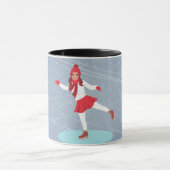 koffiekop schaatsers mok (Midden)