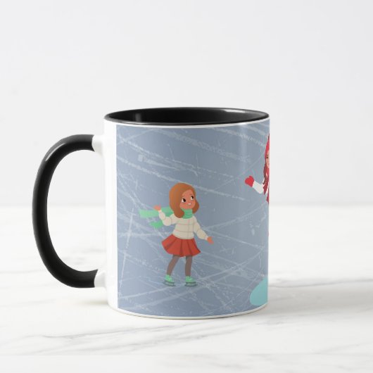 koffiekop schaatsers mok (Links)