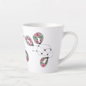 Koffiekop 'Speelse Zomer' Latte Mok (Rechts)