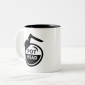 Koffiekop Tweekleurige Koffiemok (Voorkant links)