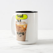 Koffiekop Tweekleurige Koffiemok (Voorkant links)