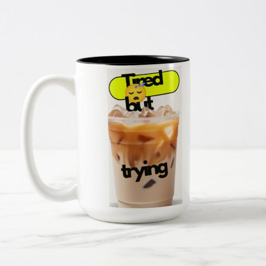 Koffiekop Tweekleurige Koffiemok (Links)