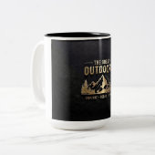 Koffiekop Tweekleurige Koffiemok (Voorkant links)