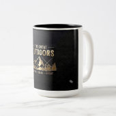 Koffiekop Tweekleurige Koffiemok (Voorkant rechts)