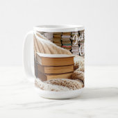 koffiekop voor boekenliefhebbers koffiemok (Voorkant links)