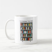 Koffiekop voor lezers, een boekenwurm | koffiemok (Links)