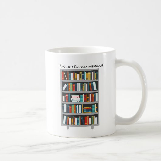 Koffiekop voor lezers, een boekenwurm | koffiemok (Rechts)