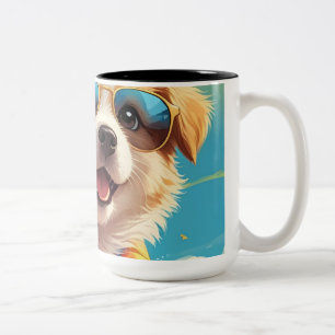 Koffiekop voor vader tweekleurige koffiemok