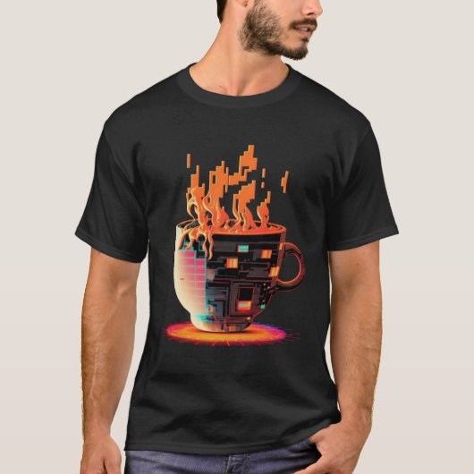 Koffiekopje 15 t-shirt (Voorkant)