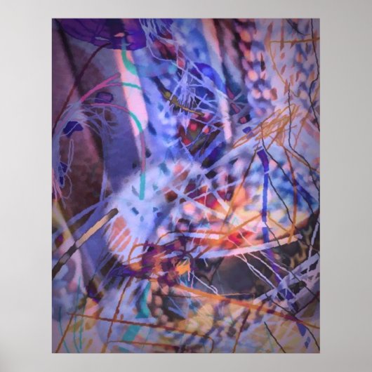 Koffiekopje Abstract Poster (Voorkant)
