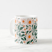 Koffiekopje Bloemige Esthetiek Koffiemok (Voorkant links)