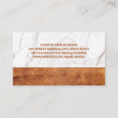 Koffiekopje bonen visitekaartje (Achterkant)