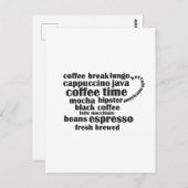 Koffiekopje Briefkaart (Voorkant / Achterkant)